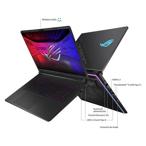 ASUS ROG Strix SCAR 18|G835LW-U93210B0W|18'' WQXGA|Black|Ultra9  275HX|32GB DDR5-SO-DIMM|1TB PCIE|RTX 5080 16GB|ROG backpac|W11H